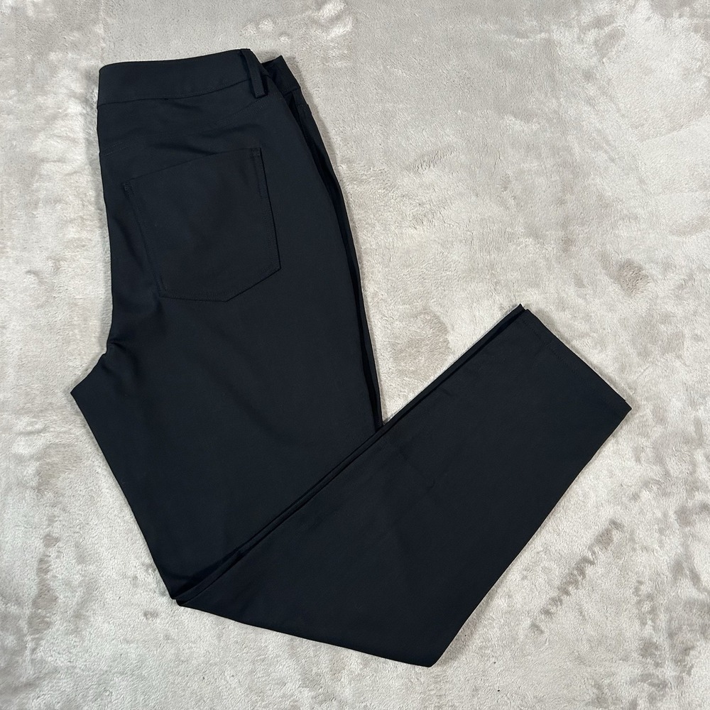 New UNBOUND Merino Travel Pants 30x28 Black Wool Slim Fit 5-Pocket Chino Stretch